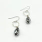 Teardrop Crystal With Ring Drop Earrings