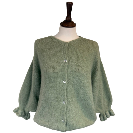 Clara Ruffle Sleeve Cardigan