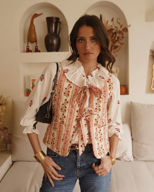Beatrice Tie Front Waistcoat