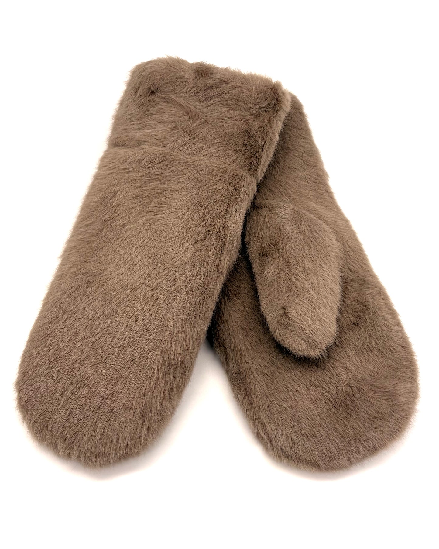 Faux Fur Mittens