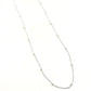 Chain Necklace With Glass Pearl Beads