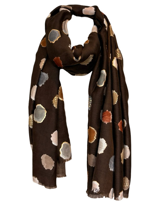 Mid Weight Spots Scarf