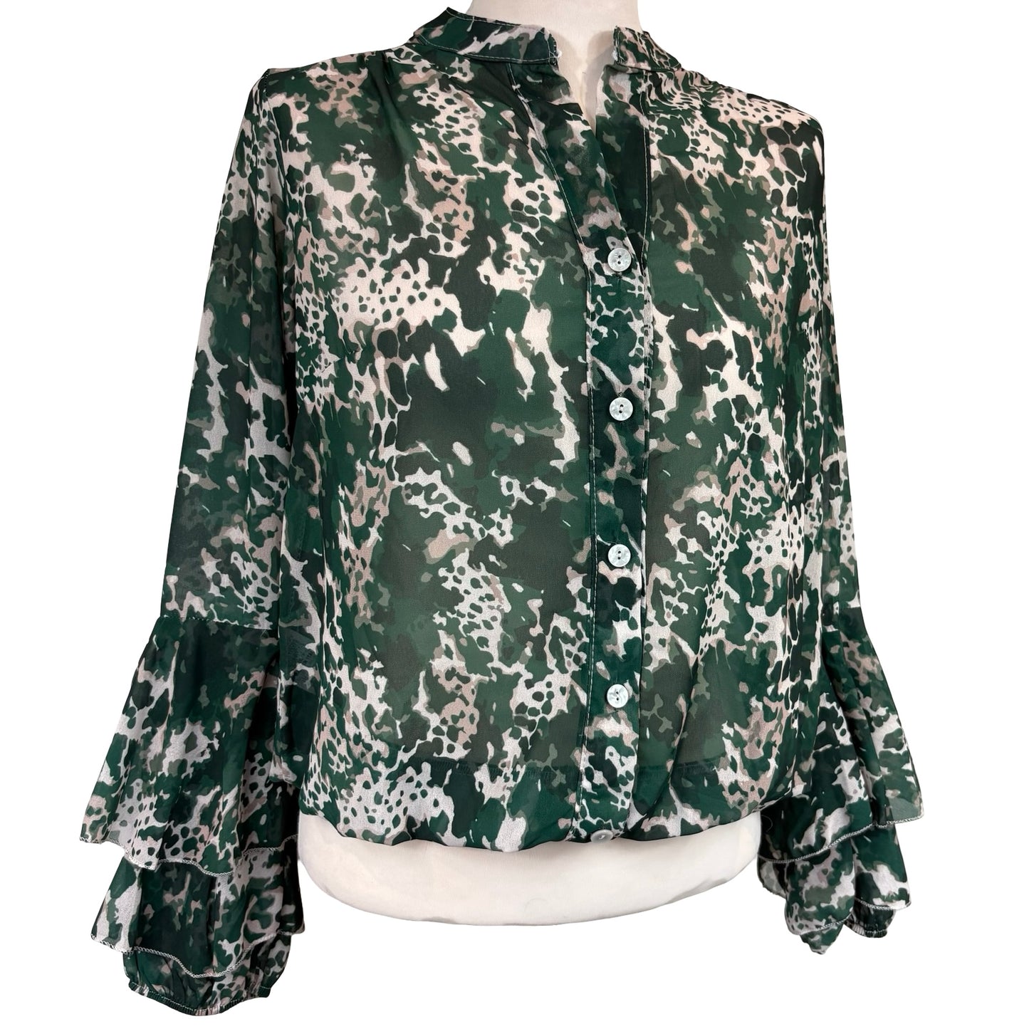 Jodi Marble Print Blouse