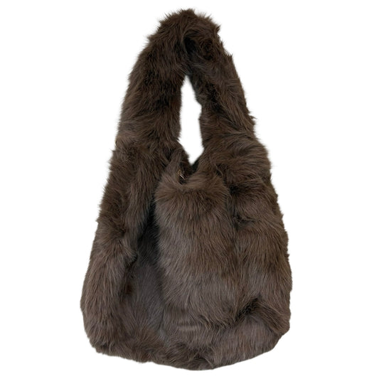 Faux Fur Hobo Bag