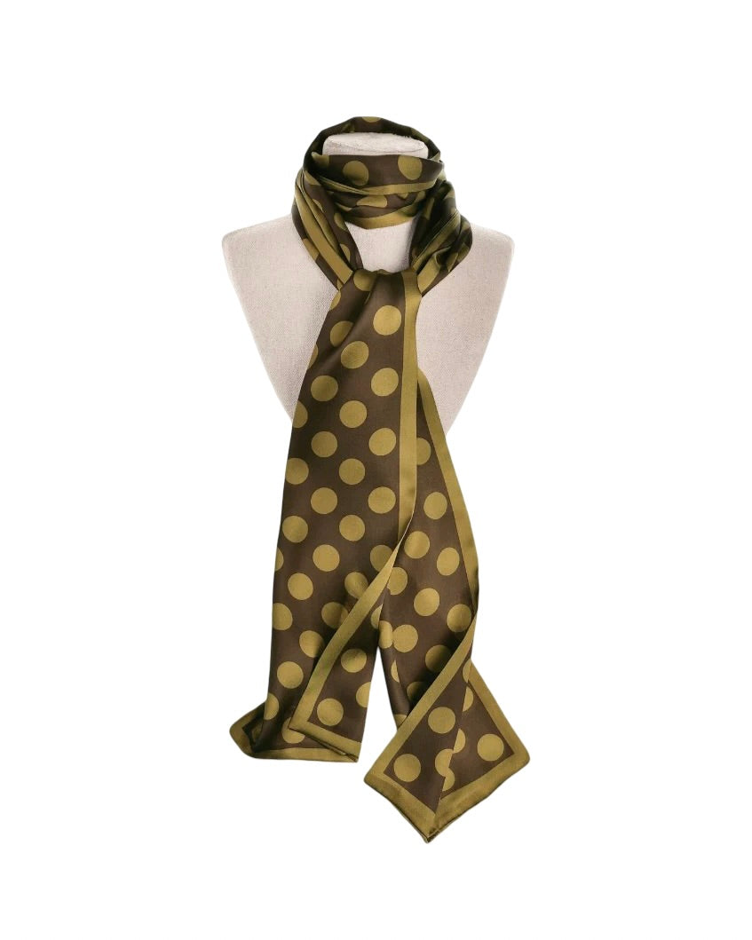 Satin Spot Scarf
