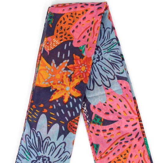 Amara Floral Jungle Print Scarf