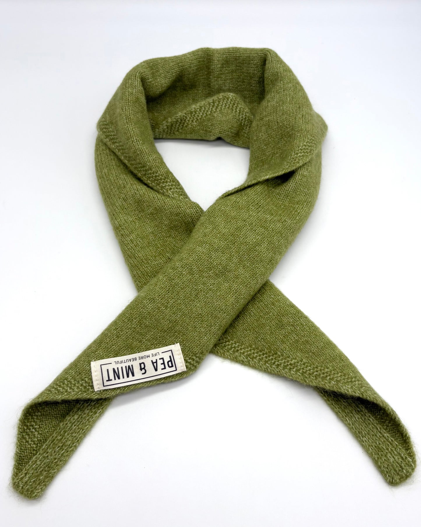 Wool Mix Triangle Scarf