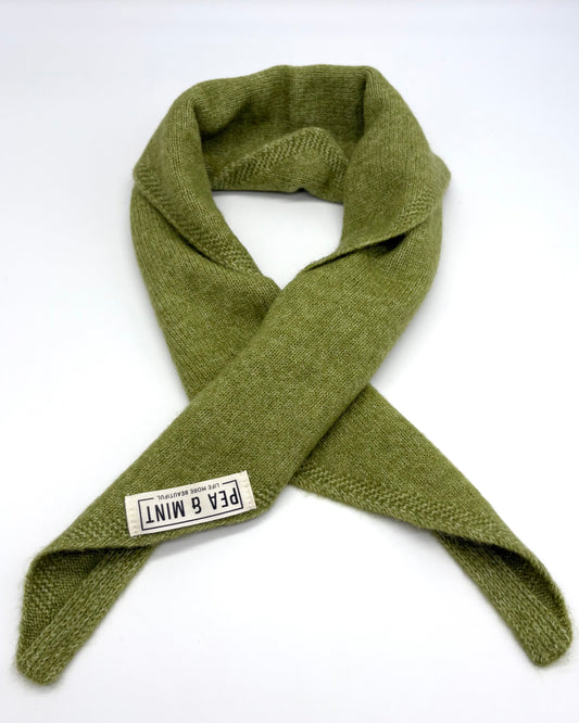 Wool Mix Triangle Scarf