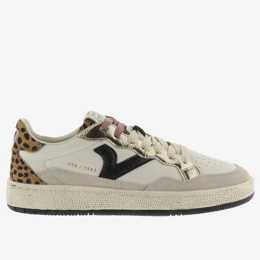 Victoria Smash Animal Print Trainers
