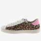 Victoria Berlin Split Leather Leopard & Glitter Trainers
