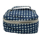 Gingham Trio Vanity Block Print Cosmetic Bags