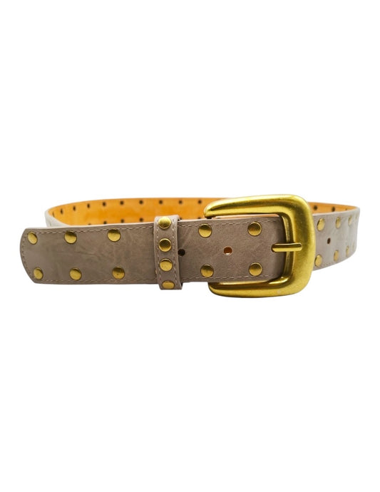 Multi Studded Gold Buckle Belt