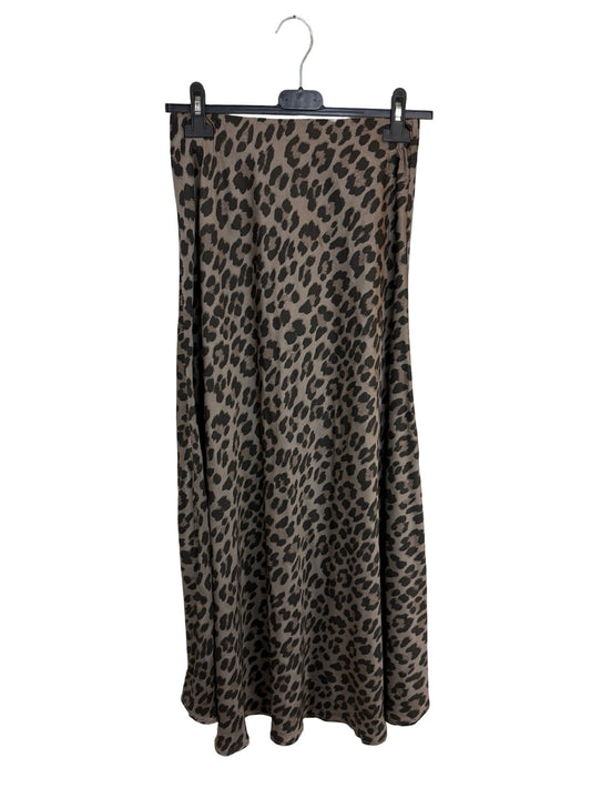 Doris Leopard Print Skirt