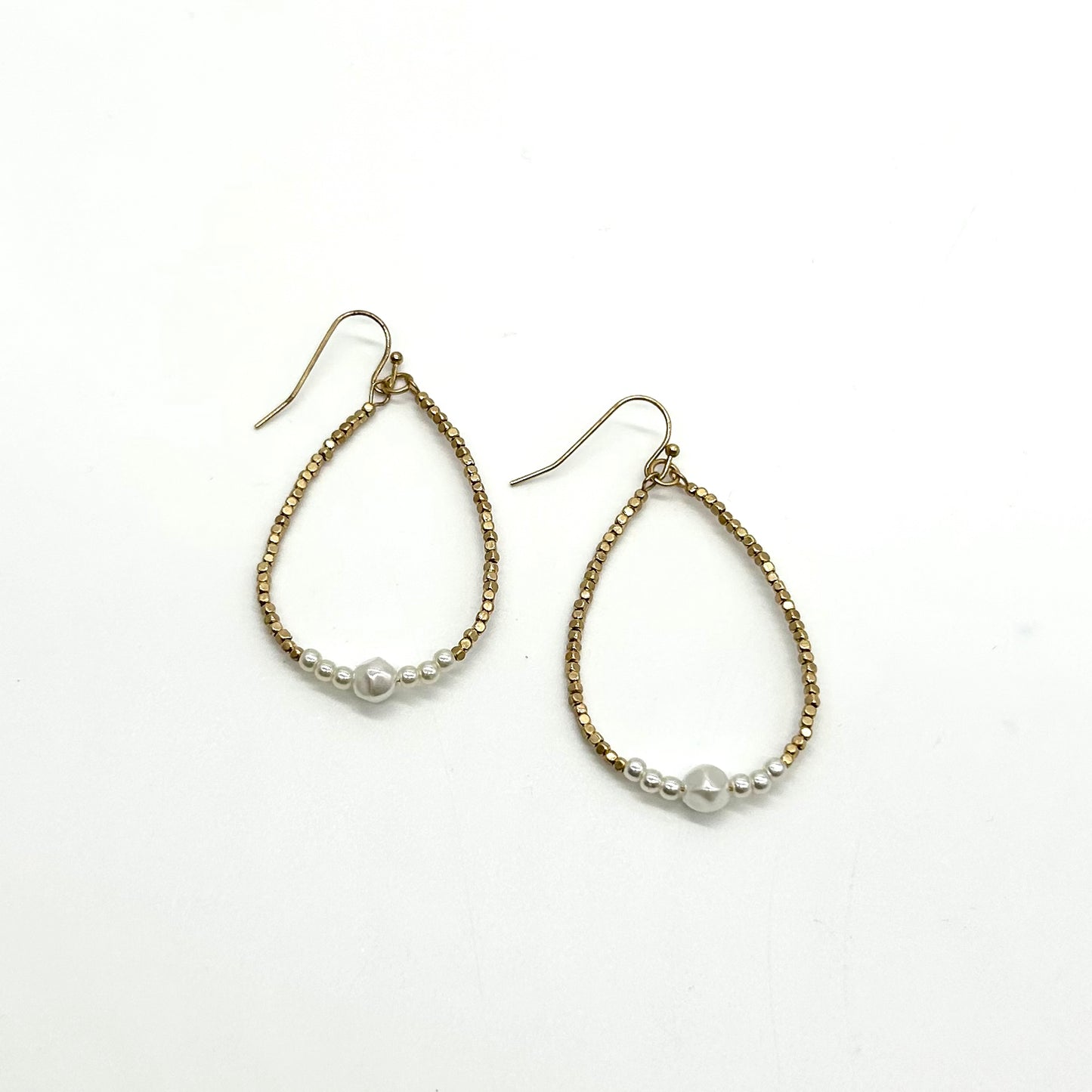Beaded hotsell teardrop earrings