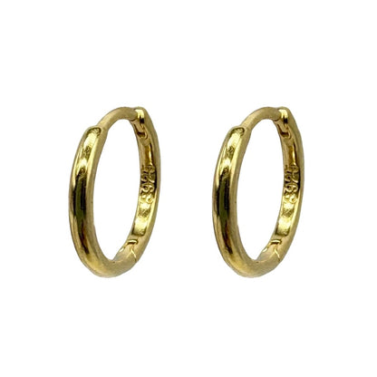 Gold Plain Huggie