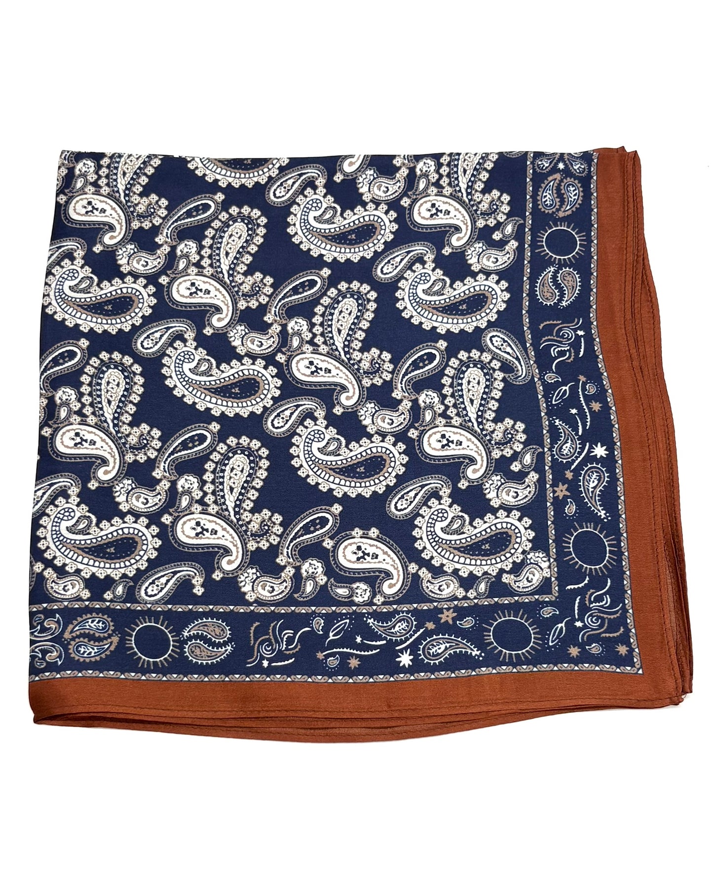 100% Silk Floral Scarf