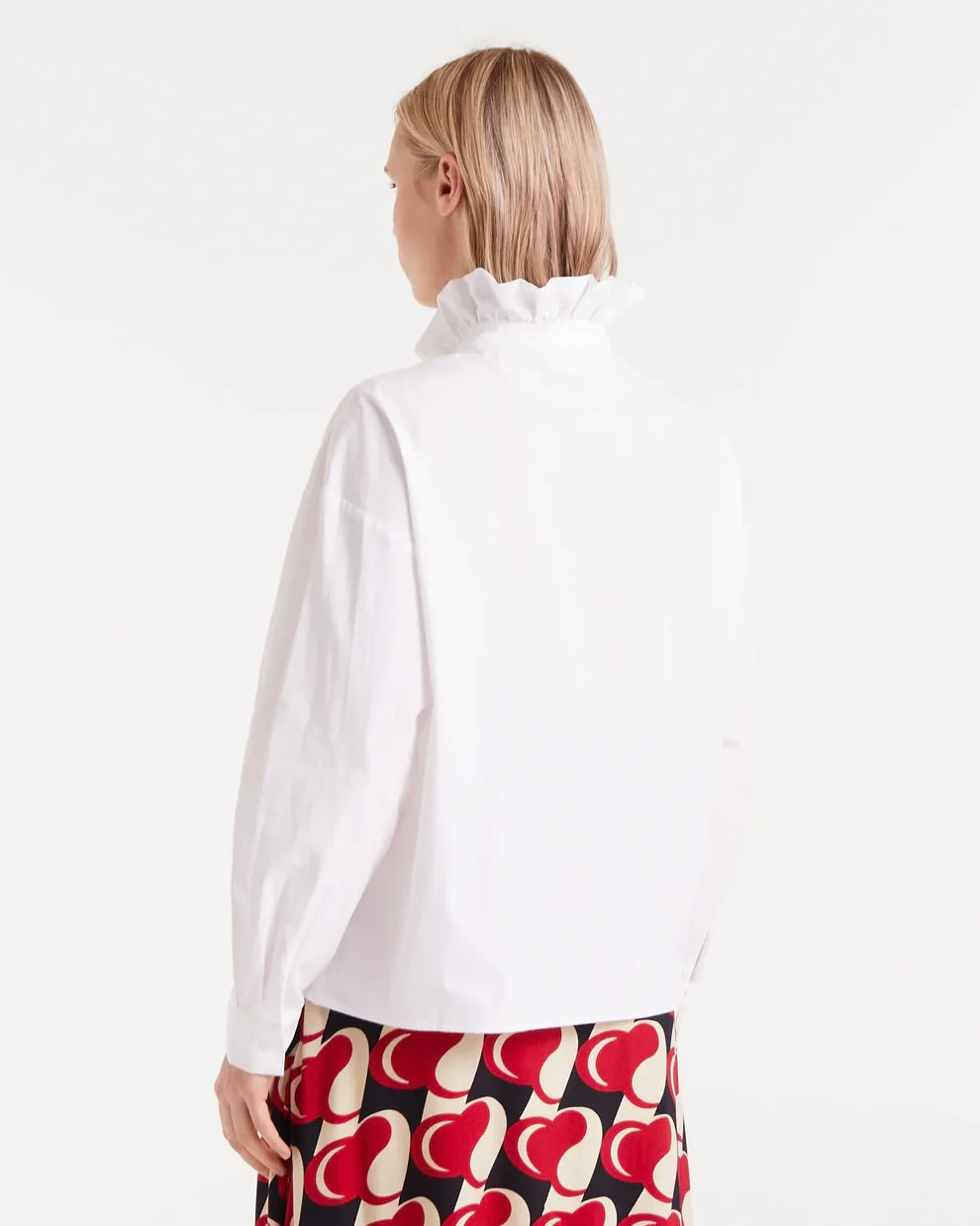 Compania Fantastica Alejandra Frill Collar Shirt