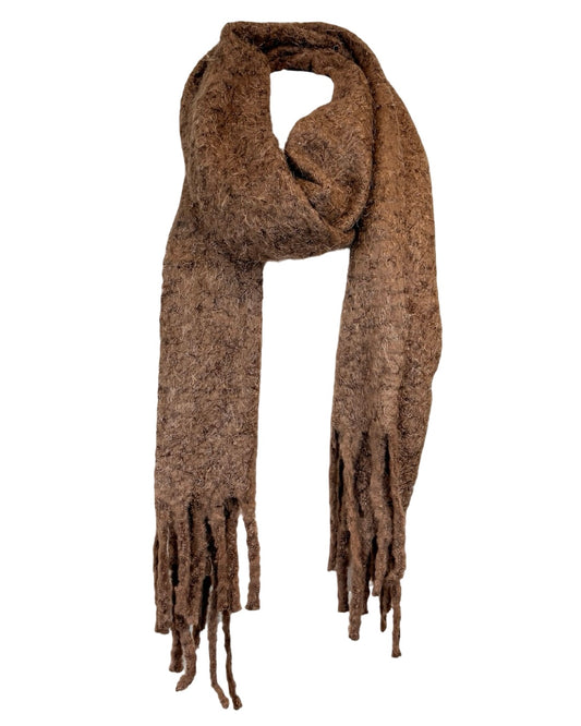 Lurex Tassel Scarf