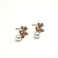 Mini Crystal Flower Droplet Stud