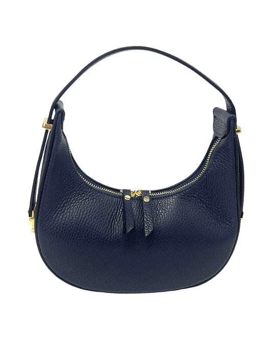 Crescent Leather Shoulder Bag