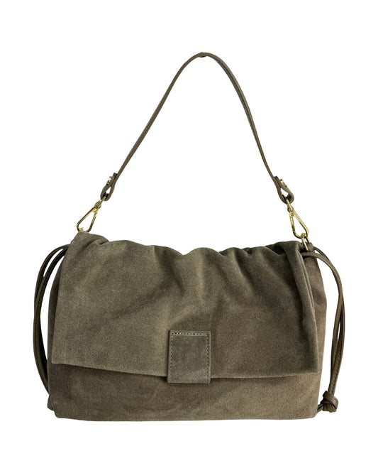 Suede Shoulder Bag