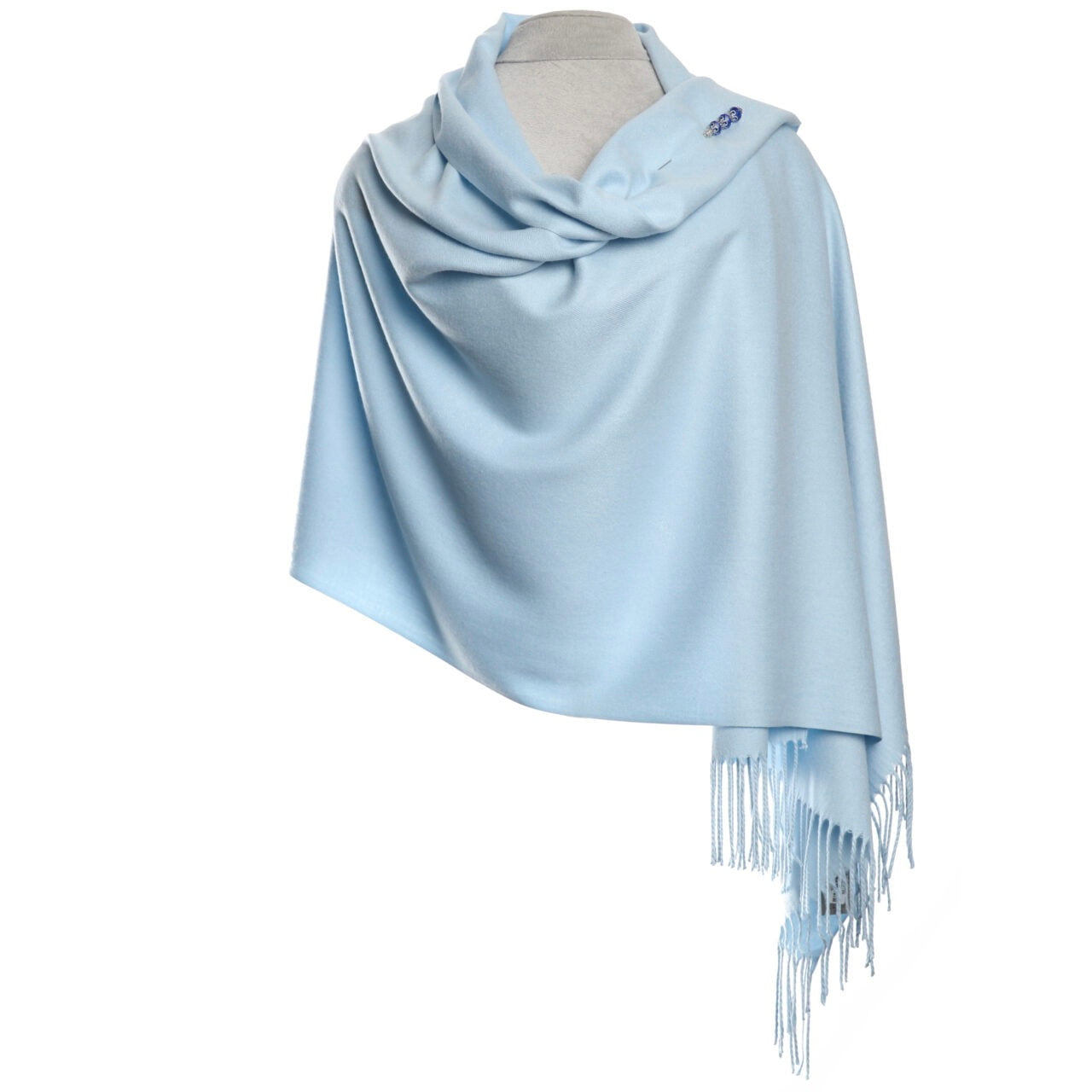 Plain Tassel Pashmina