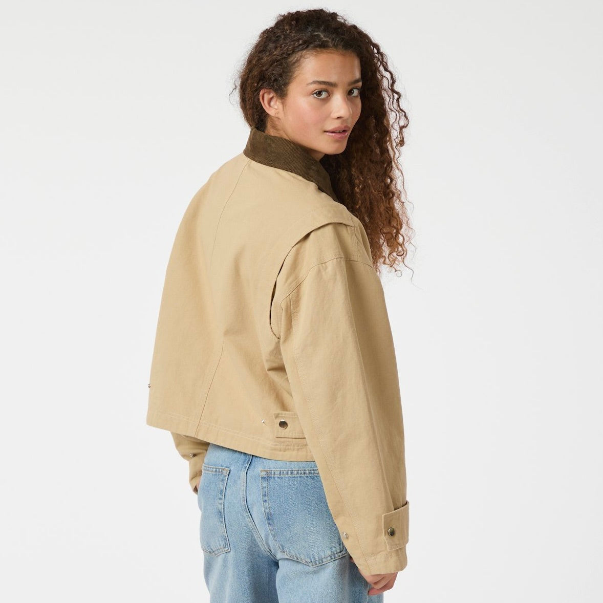 Neo Noir Rivera Canvas Boxy Jacket