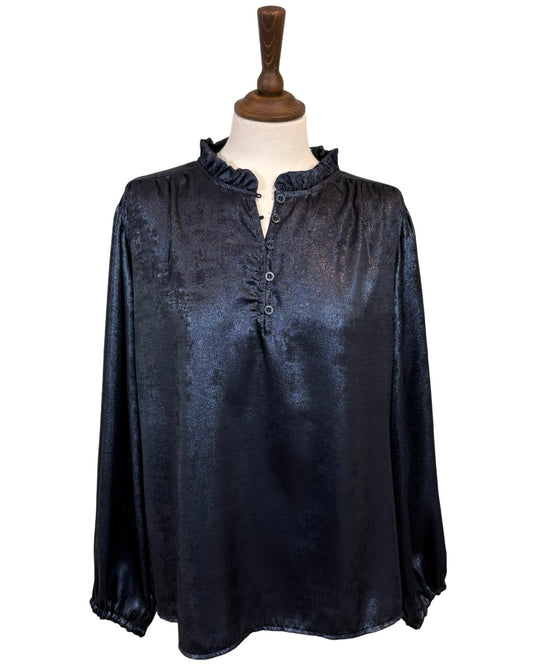 Nicole Metallic Blouse