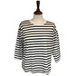 Aurelia Three Quarter Sleeve Stripe Top