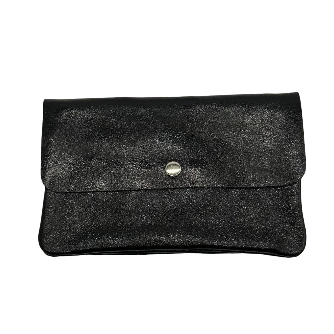 Metallic Leather Crossbody Purse