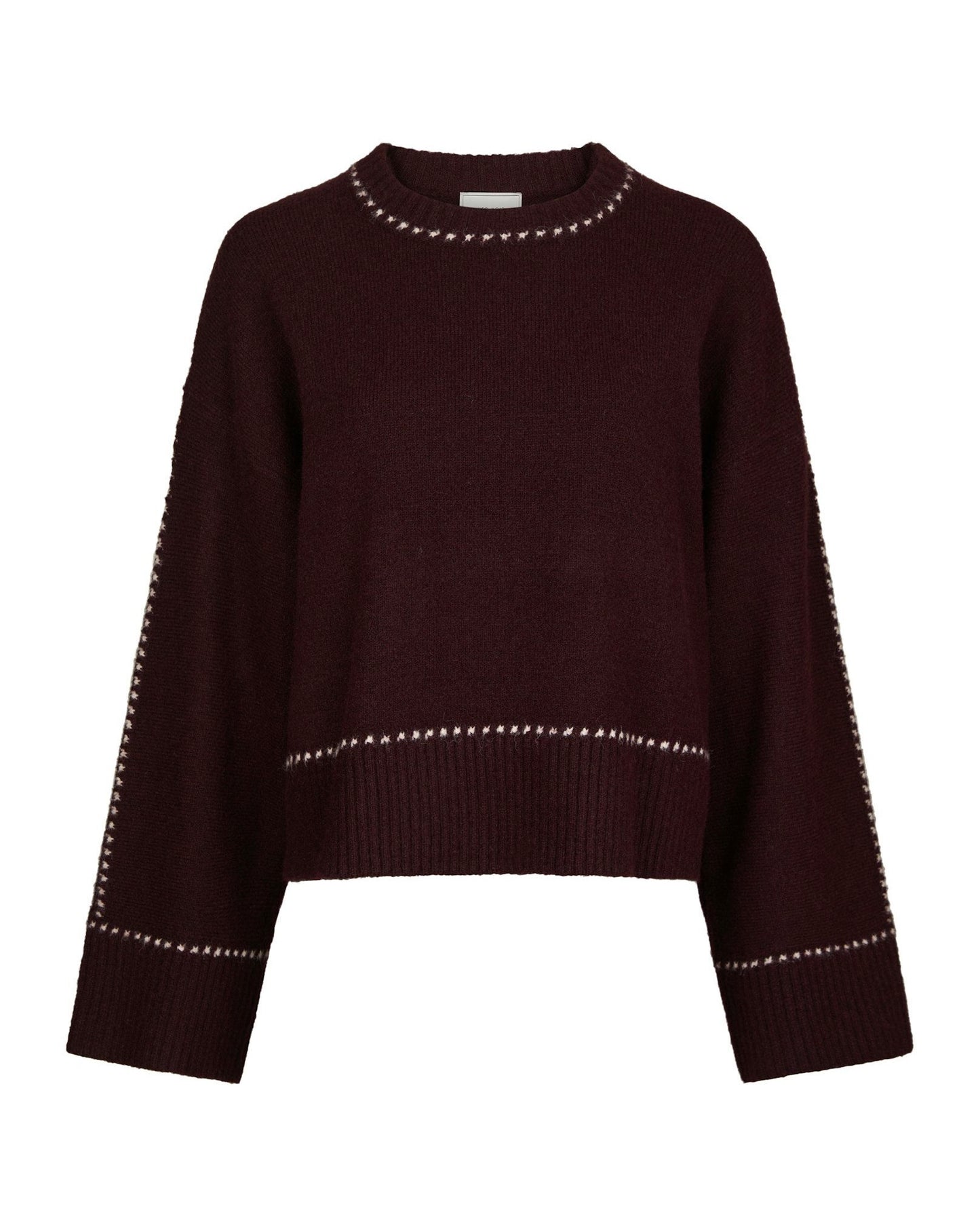 Neo Noir Roeme Knit Stitch Jumper