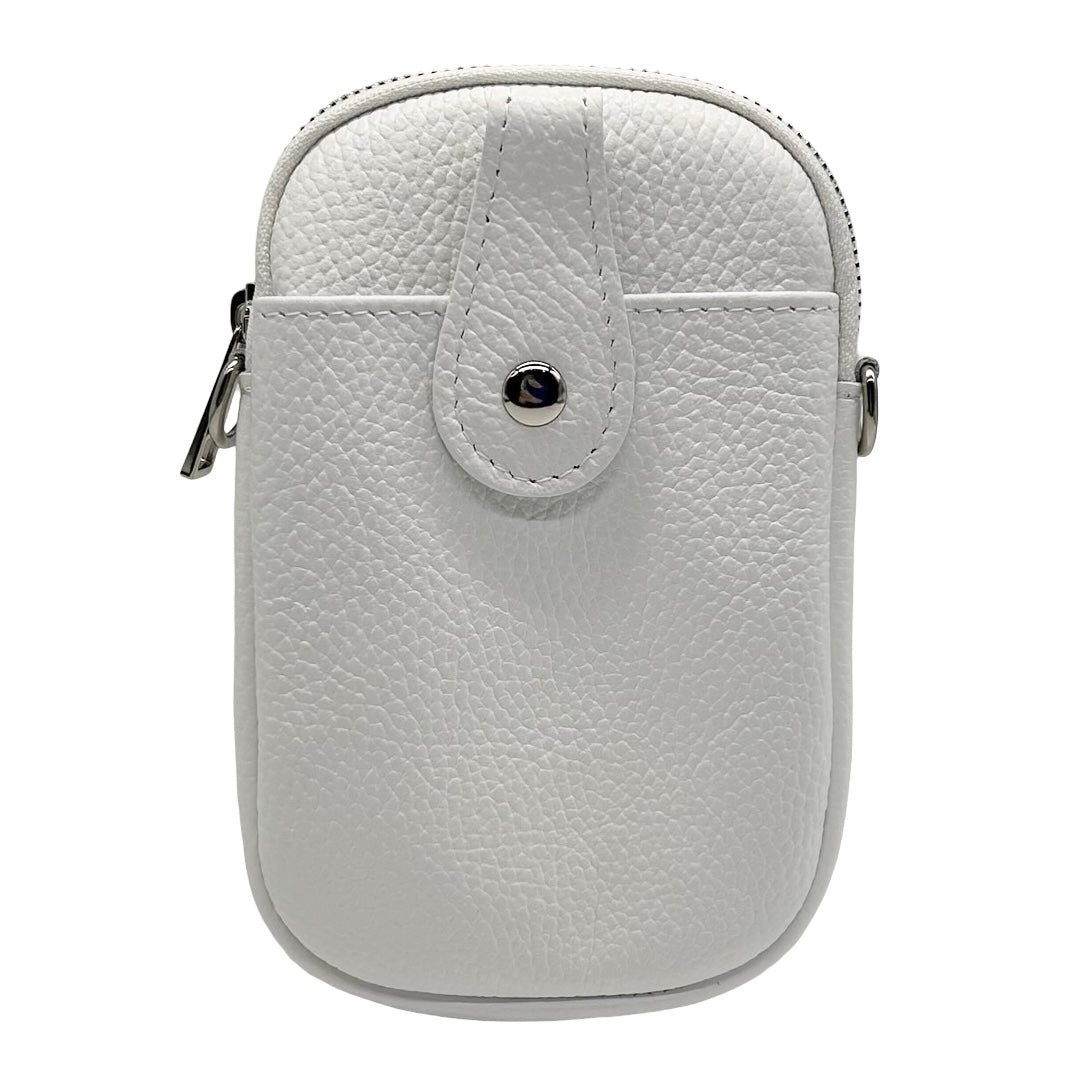Leather Front Pocket Phone Pouch