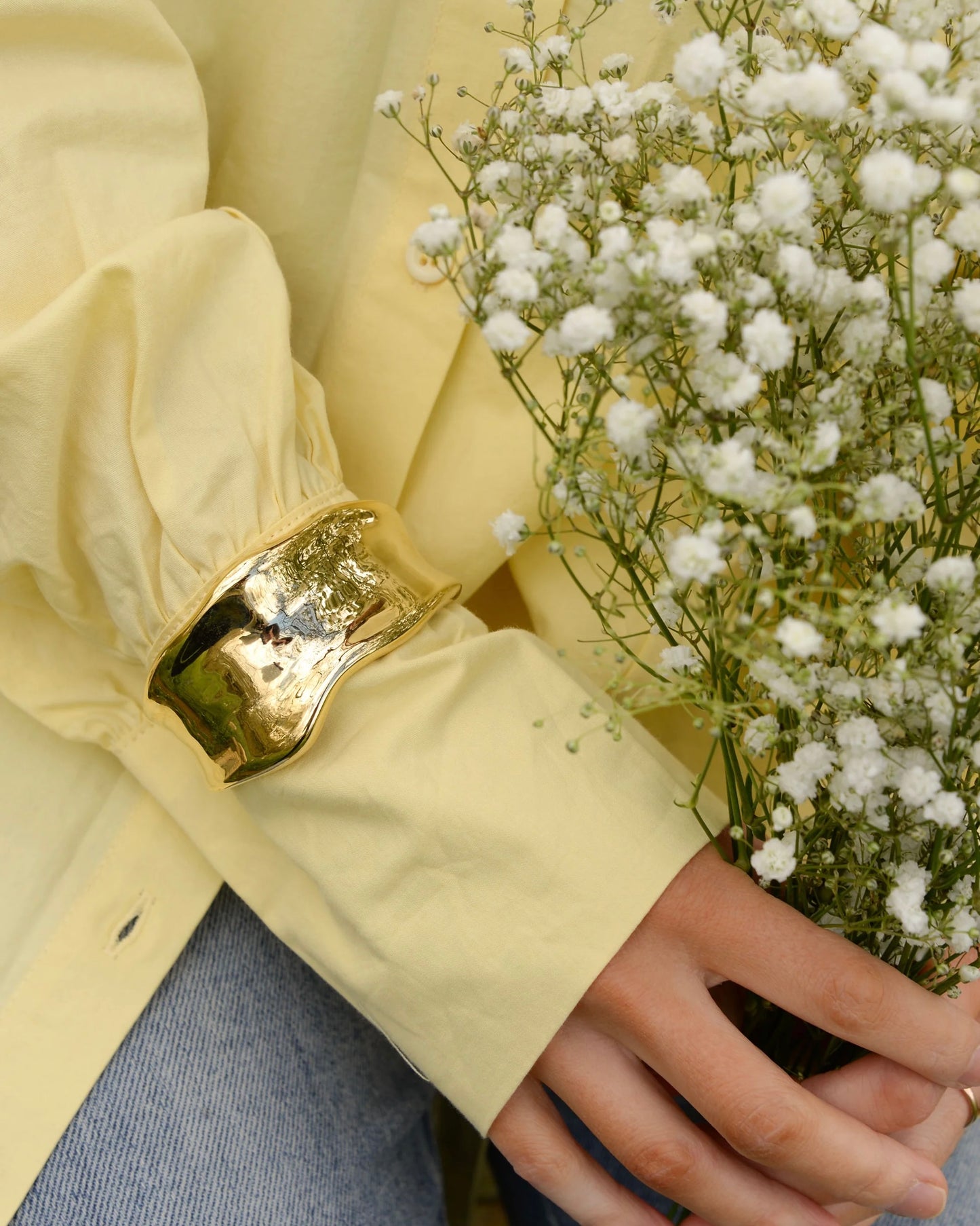 Gold Chunky Bangle