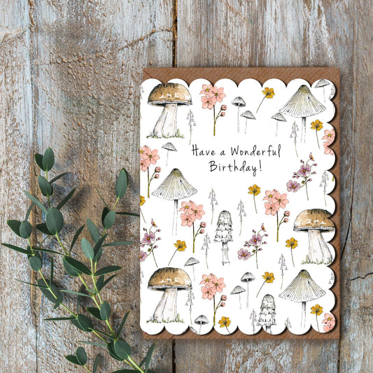 Toasted Crumpet Have A Wonderful Birthday Mini Card