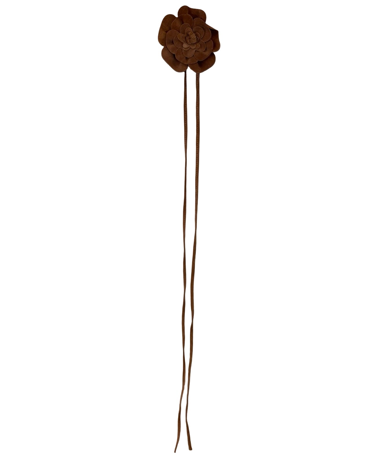 Suede Flower Belt