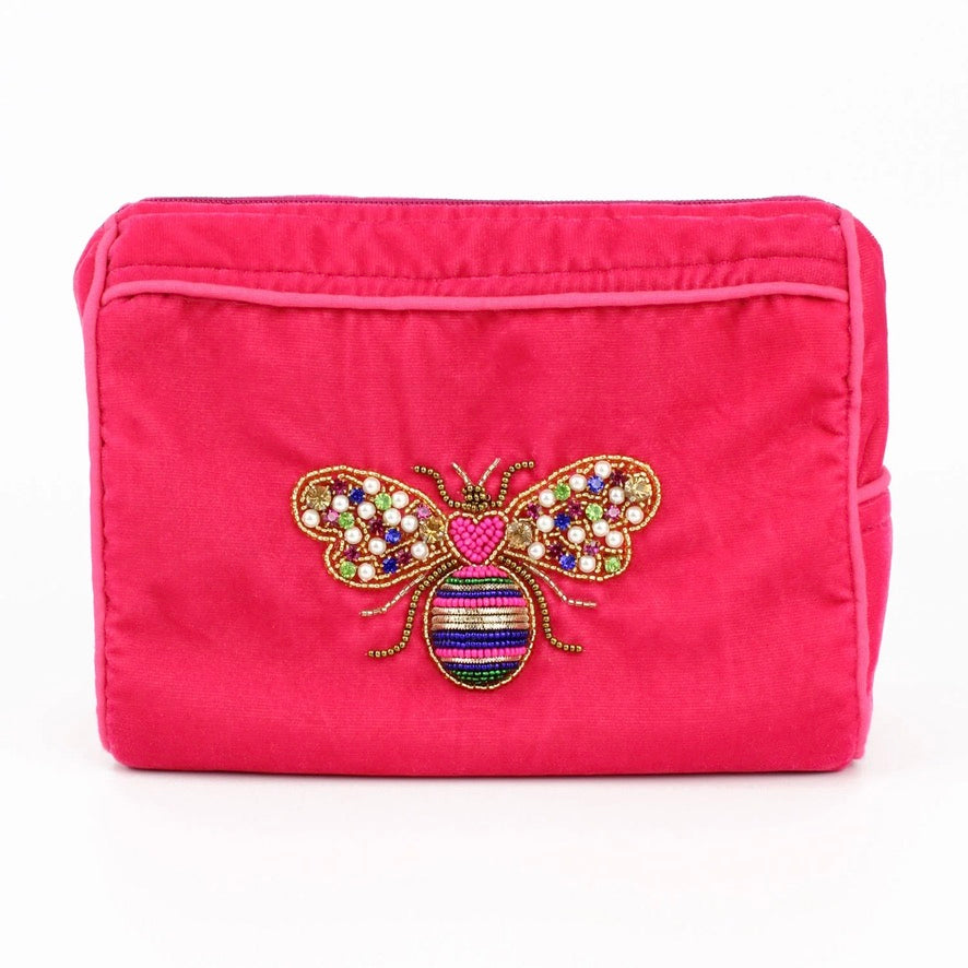 Love Bee Heart Makeup Bag