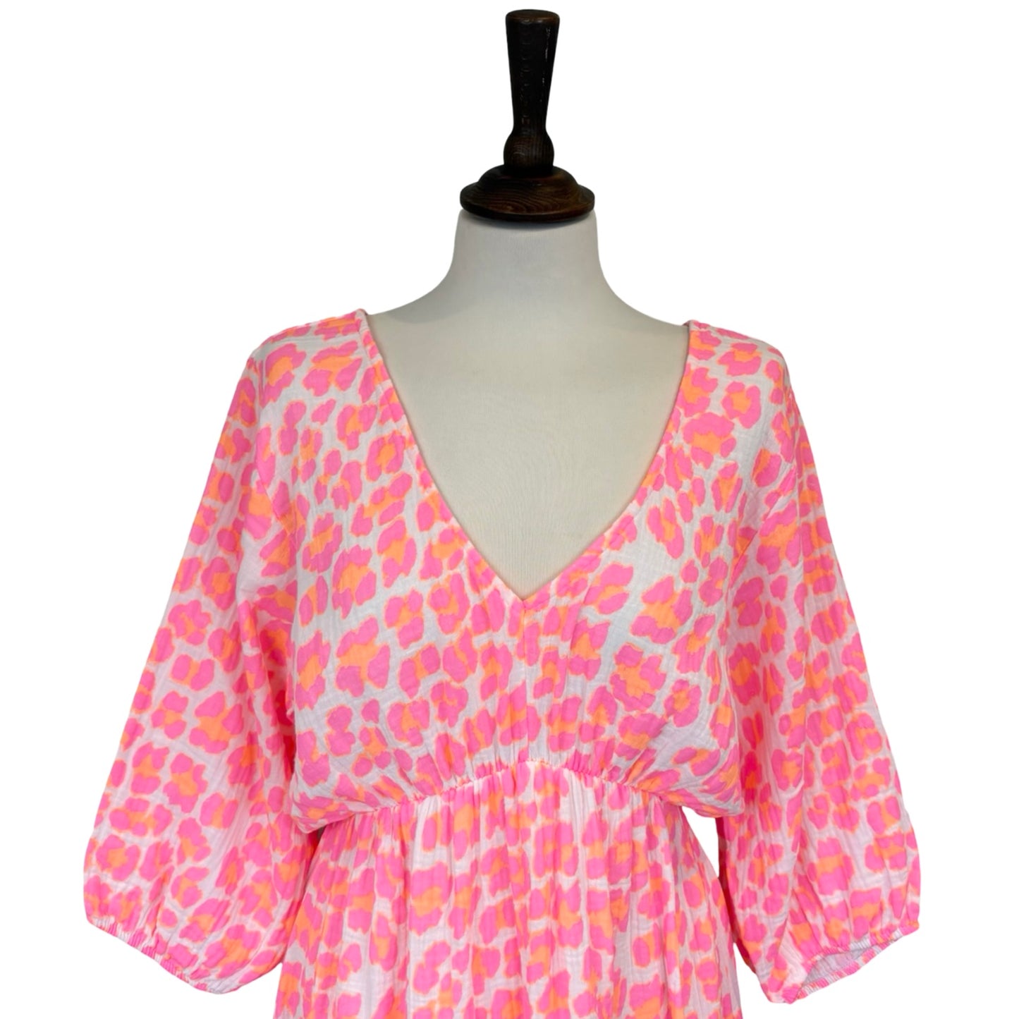 Billie Leopard Print Tie Back Dress
