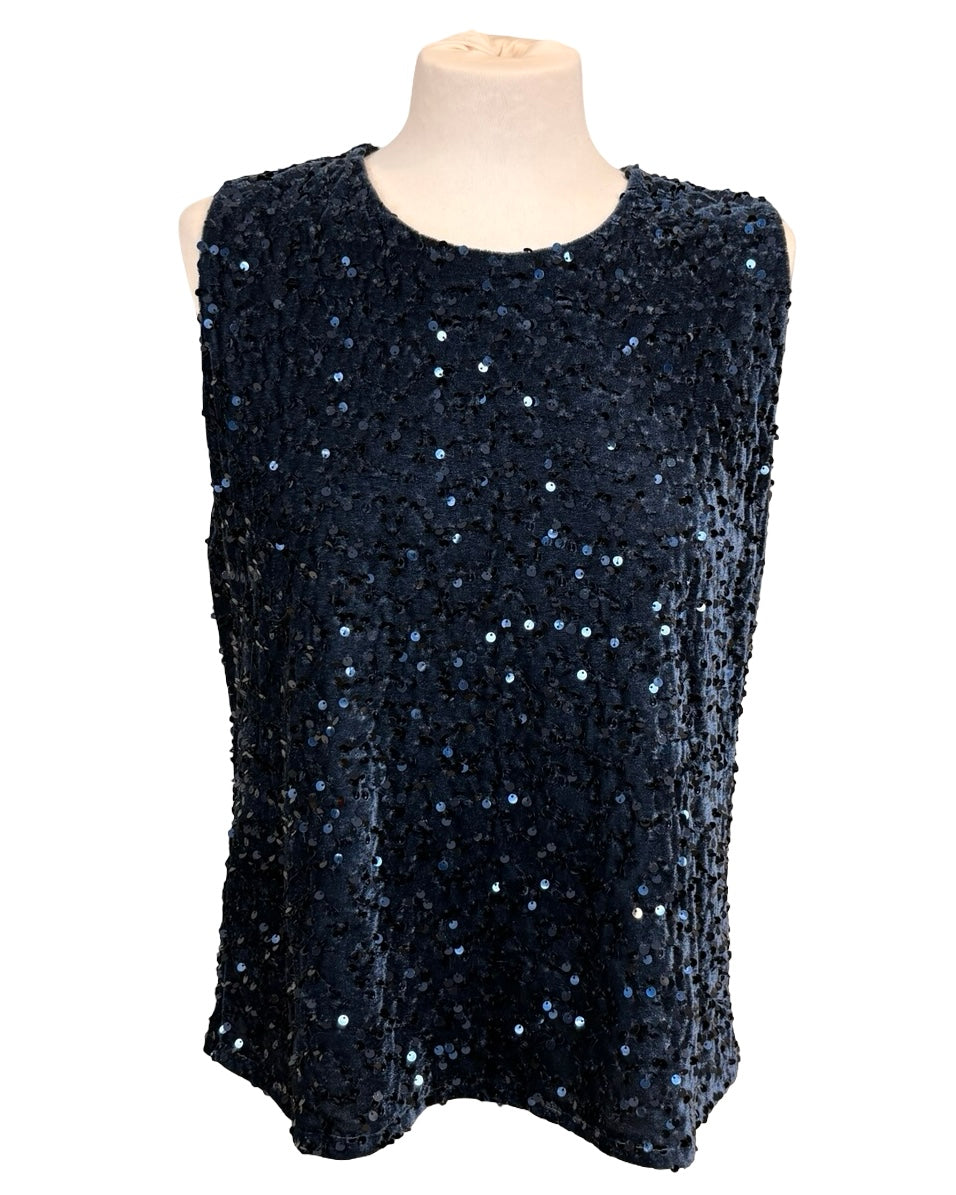 Marcie Sequin Vest Top