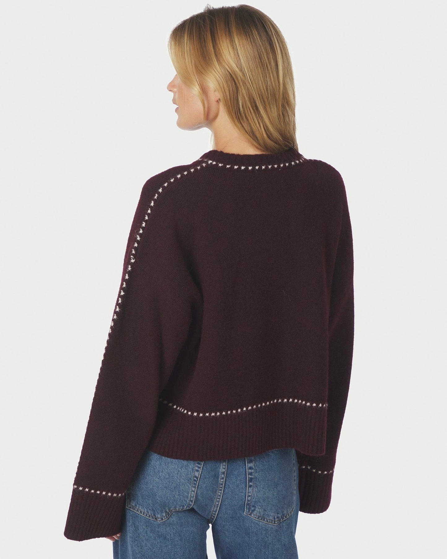 Neo Noir Roeme Knit Stitch Jumper