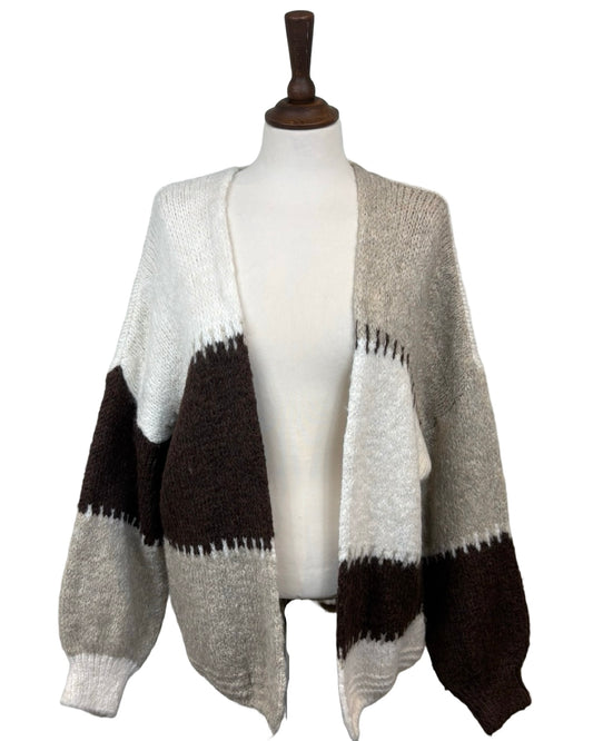 Lottie Patch Edge To Edge Cardigan