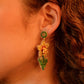 Daffodil Beaded Earrings