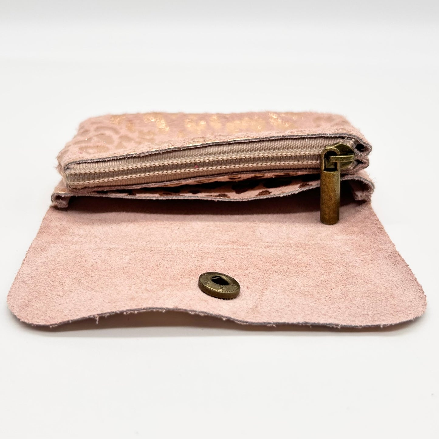 Leather Animal Print Coin Purse