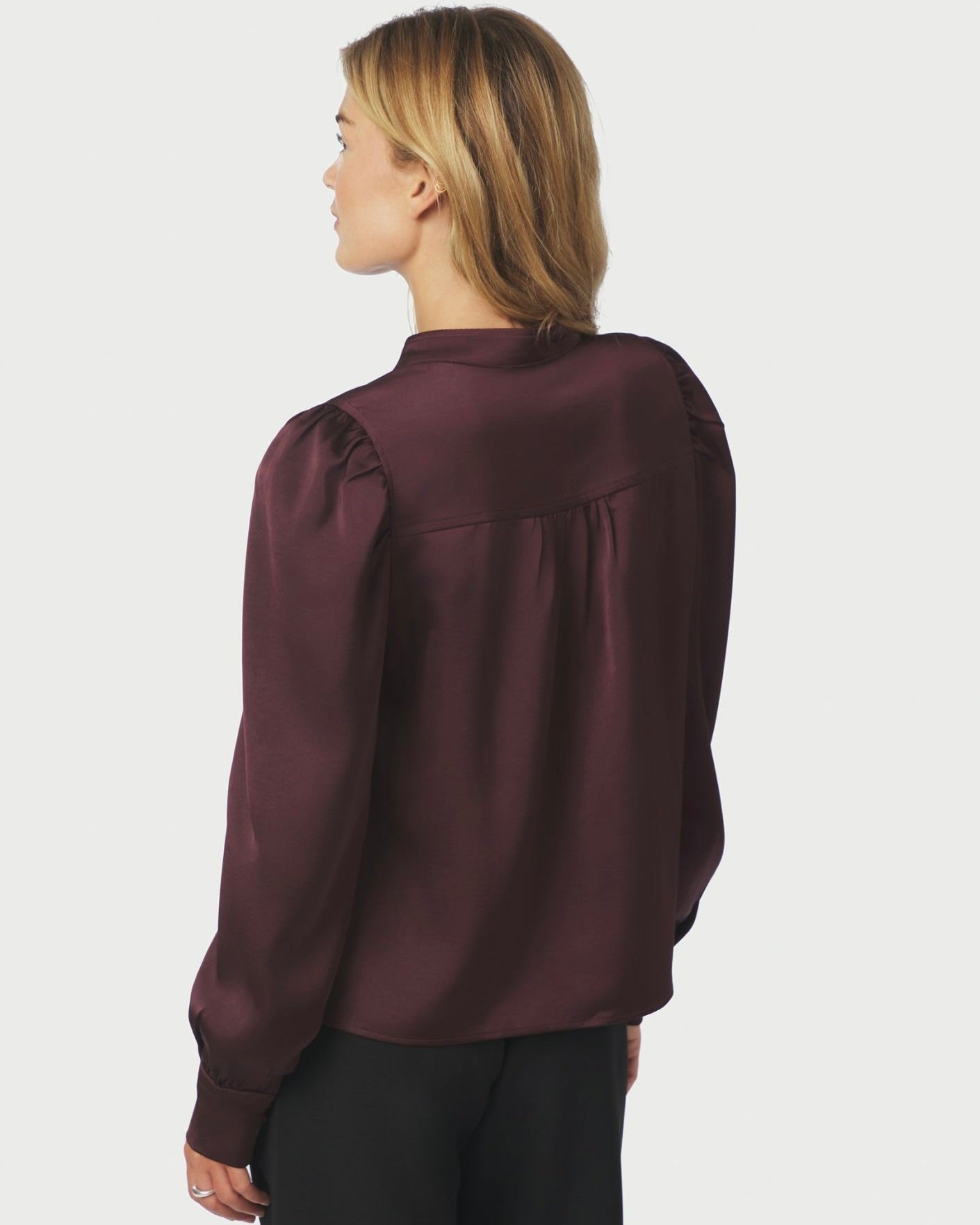 Neo Noir Rosslyn Heavy Sateen Blouse