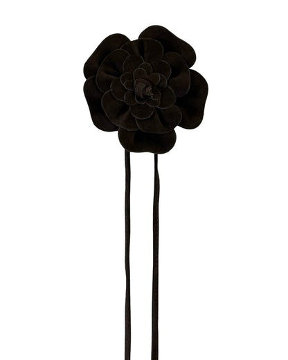 Suede Flower Belt