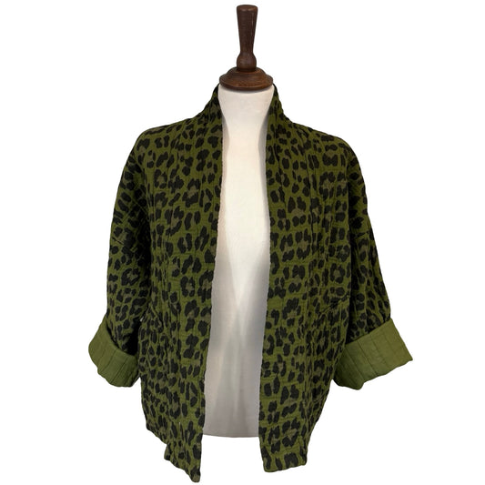 Caprice Leopard Kimono Jacket