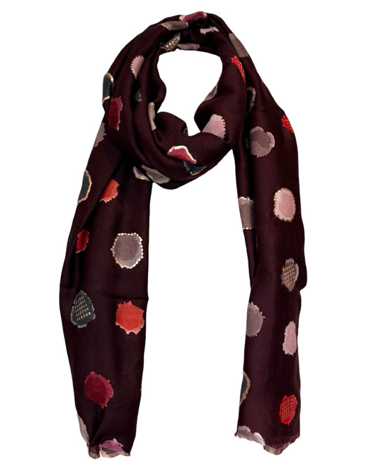 Mid Weight Spots Scarf