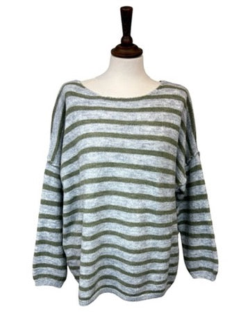 Misty Stripe Jumper