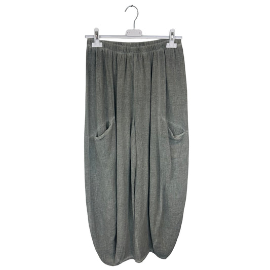 Carol Hessian Harem Trousers