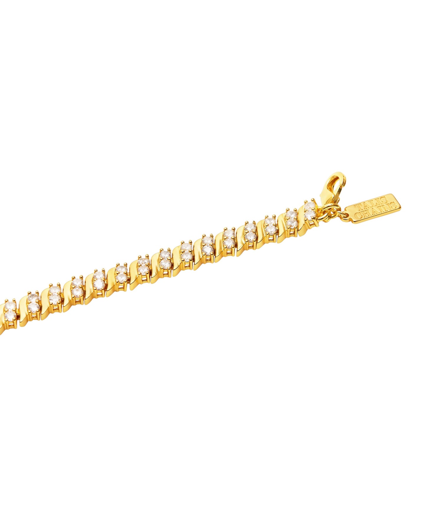 Talis Chains Ridged Tennis Bracelet