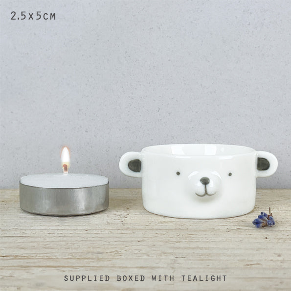 Tea Light Holder - Bear